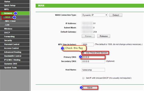 Google 8.8.8.8 DNS Servers .